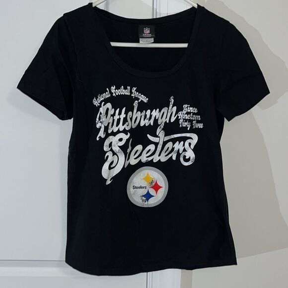 Pittsburgh Steelers ❤️ work out  gym ready yoga scoop neck sexy women’s T shirt - Picture 1 of 4
